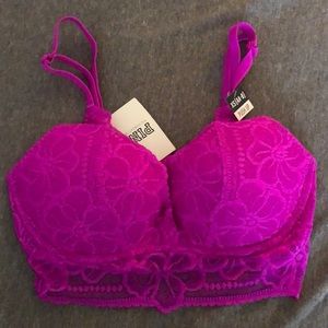 Brand new push up pink bralette!